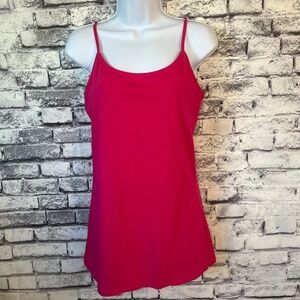 Active Basic Hot Pink Tank Top Size: L